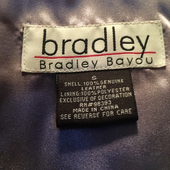 Leather Bradley Bayou Lavender Jacket - Picture 5 of 6